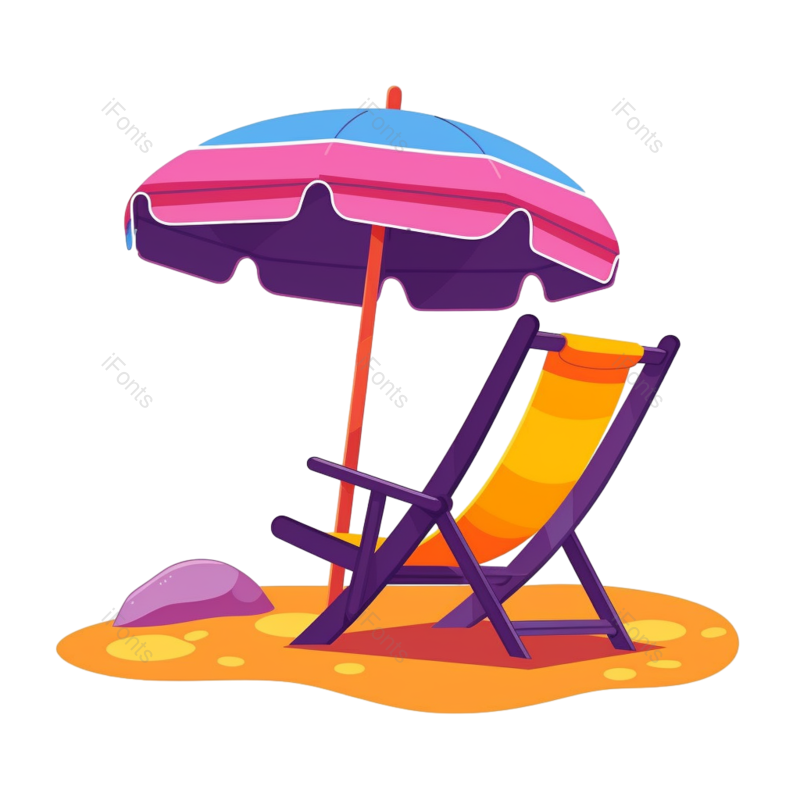 元素图片,立体元素,夏天PNG,海边免抠素材